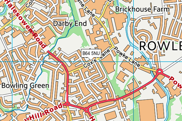 B64 5NU map - OS VectorMap District (Ordnance Survey)