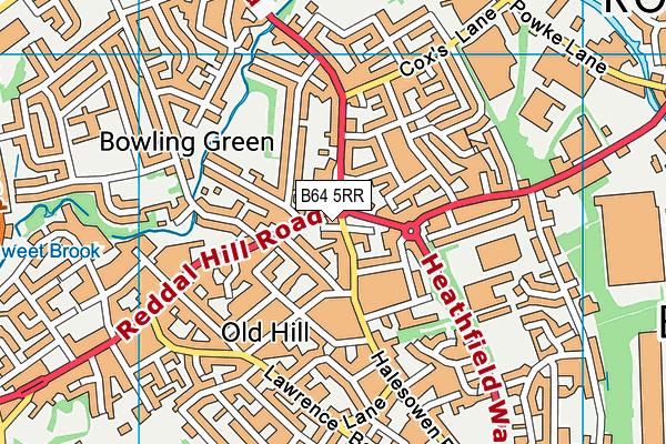 B64 5RR map - OS VectorMap District (Ordnance Survey)