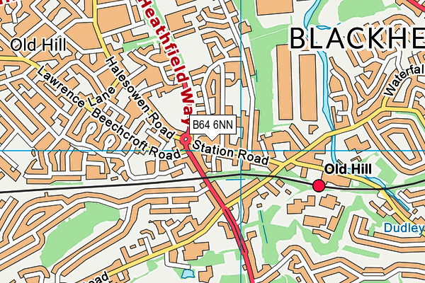 B64 6NN map - OS VectorMap District (Ordnance Survey)