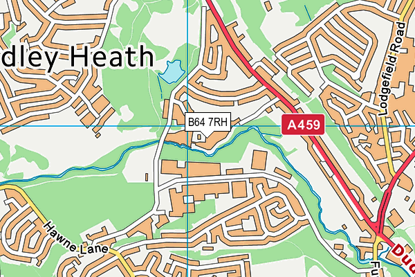 B64 7RH map - OS VectorMap District (Ordnance Survey)