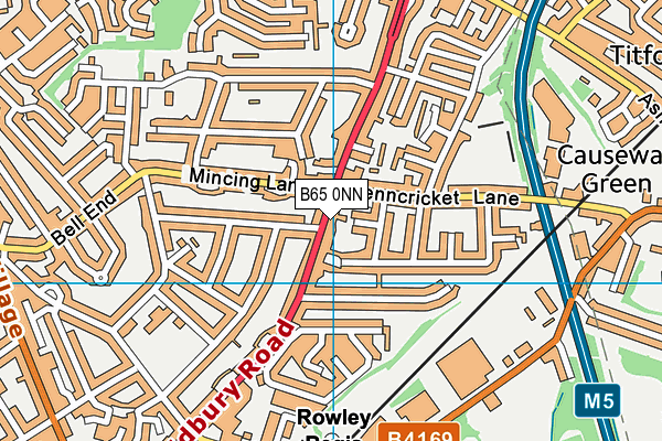 B65 0NN map - OS VectorMap District (Ordnance Survey)