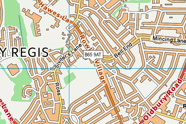 Britannia Park map (B65 9AT) - OS VectorMap District (Ordnance Survey)