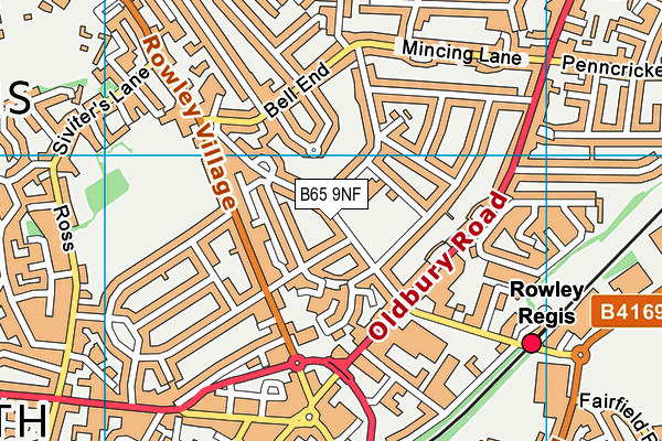 Blackheath Primary School map (B65 9NF) - OS VectorMap District (Ordnance Survey)