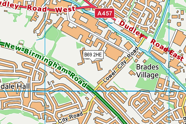Ormiston Sandwell Community Academy map (B69 2HE) - OS VectorMap District (Ordnance Survey)