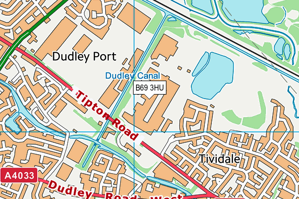 B69 3HU map - OS VectorMap District (Ordnance Survey)