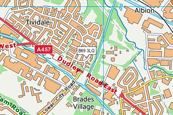 B69 3LQ map - OS VectorMap District (Ordnance Survey)