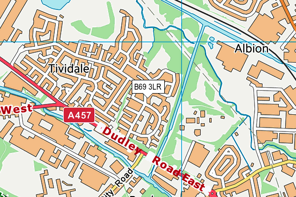 B69 3LR map - OS VectorMap District (Ordnance Survey)