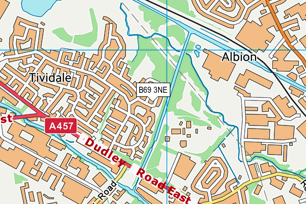B69 3NE map - OS VectorMap District (Ordnance Survey)