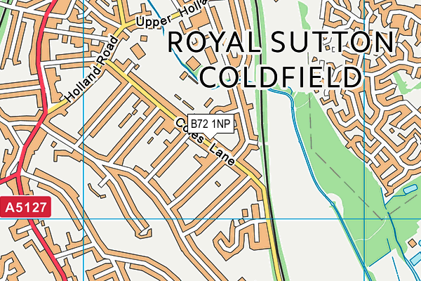 B72 1NP map - OS VectorMap District (Ordnance Survey)