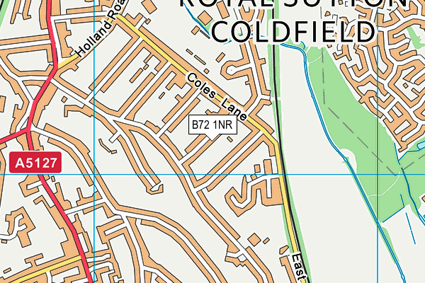 B72 1NR map - OS VectorMap District (Ordnance Survey)