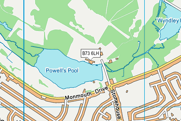 Sutton Park (Closed) map (B73 6LH) - OS VectorMap District (Ordnance Survey)