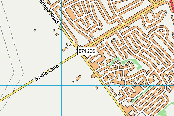 B74 2DS map - OS VectorMap District (Ordnance Survey)