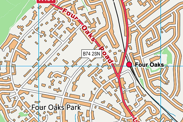 B74 2SN map - OS VectorMap District (Ordnance Survey)