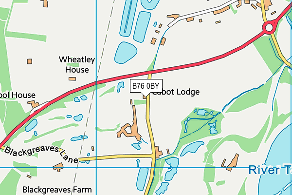 Lea Marston Hotel & Leisure Complex map (B76 0BY) - OS VectorMap District (Ordnance Survey)