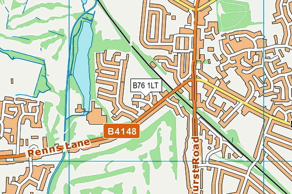 John Findlay Memorial Ground map (B76 1LT) - OS VectorMap District (Ordnance Survey)