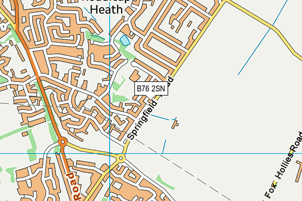 B76 2SN map - OS VectorMap District (Ordnance Survey)