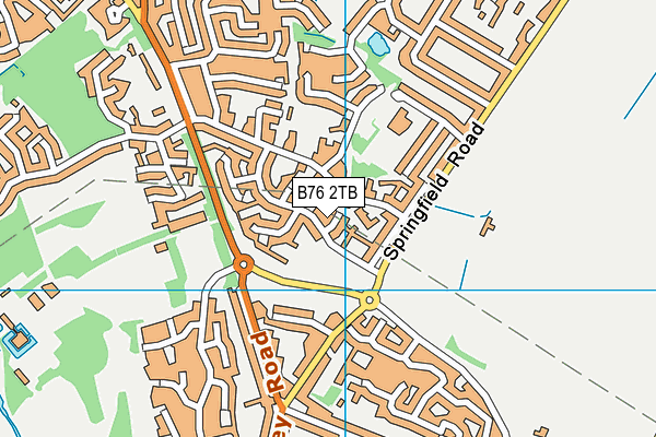B76 2TB map - OS VectorMap District (Ordnance Survey)