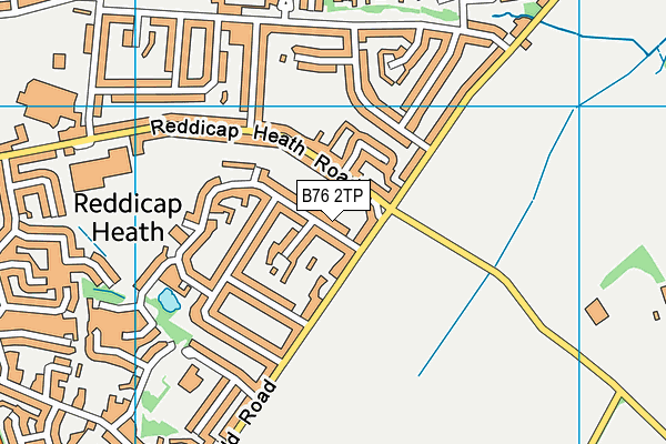 B76 2TP map - OS VectorMap District (Ordnance Survey)