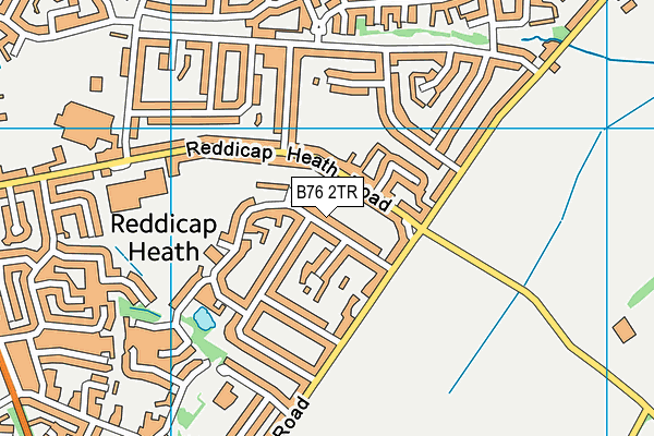 B76 2TR map - OS VectorMap District (Ordnance Survey)