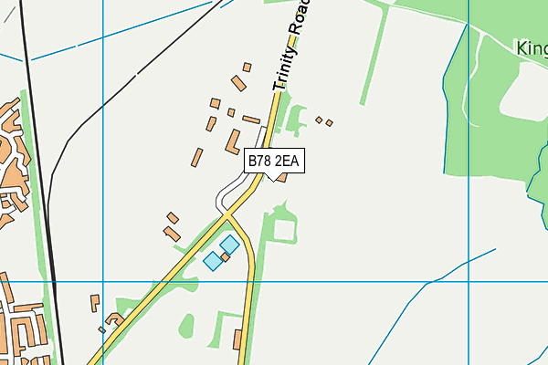 B78 2EA map - OS VectorMap District (Ordnance Survey)
