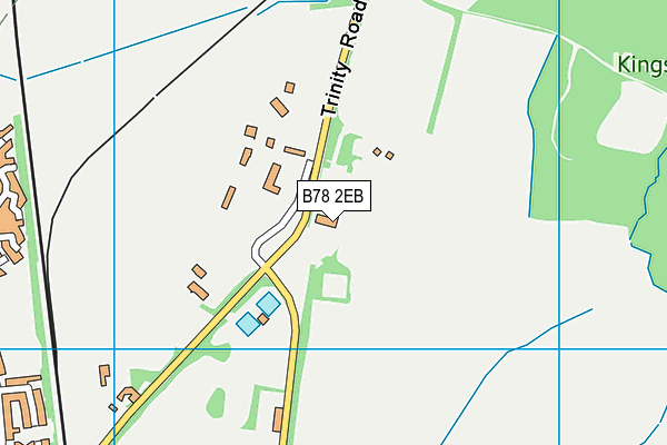 B78 2EB map - OS VectorMap District (Ordnance Survey)