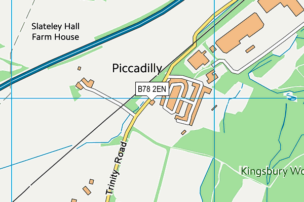 B78 2EN map - OS VectorMap District (Ordnance Survey)