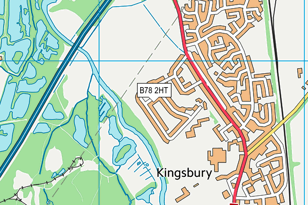 B78 2HT map - OS VectorMap District (Ordnance Survey)