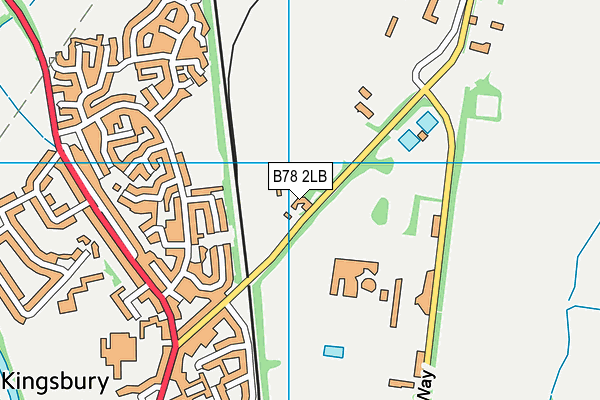 B78 2LB map - OS VectorMap District (Ordnance Survey)