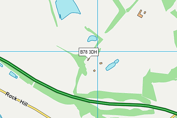 B78 3DH map - OS VectorMap District (Ordnance Survey)