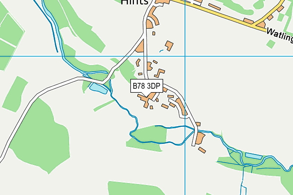 B78 3DP map - OS VectorMap District (Ordnance Survey)