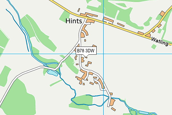 B78 3DW map - OS VectorMap District (Ordnance Survey)