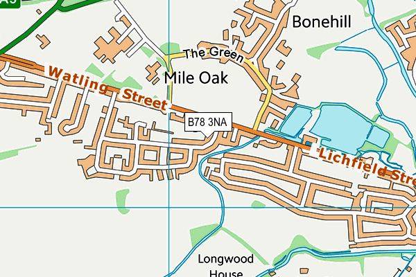 B78 3NA map - OS VectorMap District (Ordnance Survey)