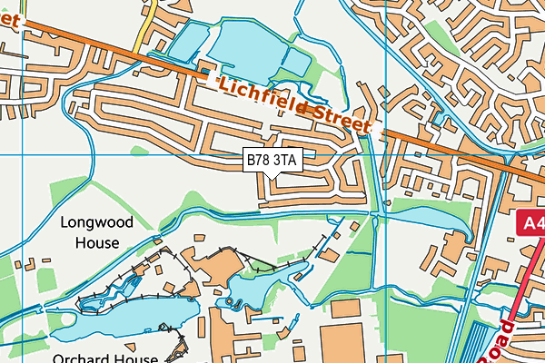 B78 3TA map - OS VectorMap District (Ordnance Survey)