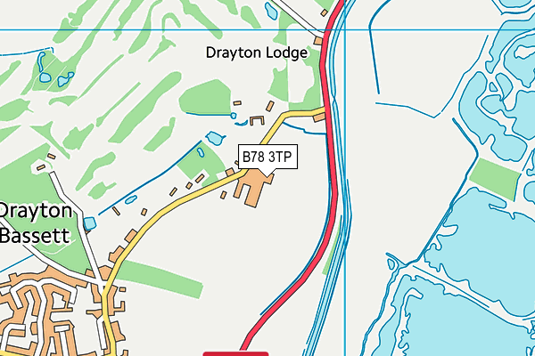 B78 3TP map - OS VectorMap District (Ordnance Survey)
