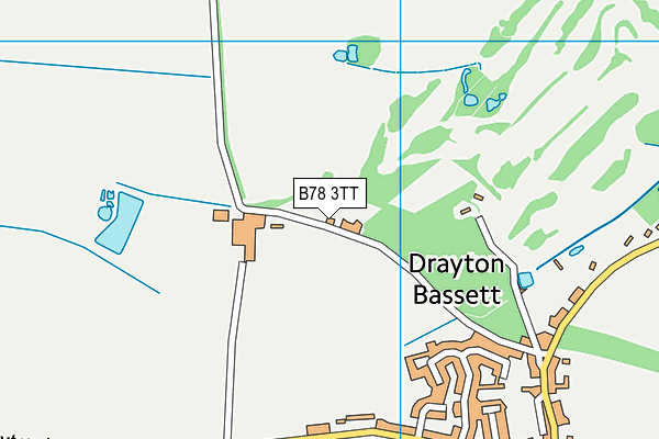 B78 3TT map - OS VectorMap District (Ordnance Survey)