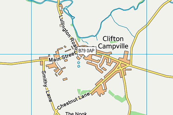 St Andrew's CofE (C) Primary School map (B79 0AP) - OS VectorMap District (Ordnance Survey)