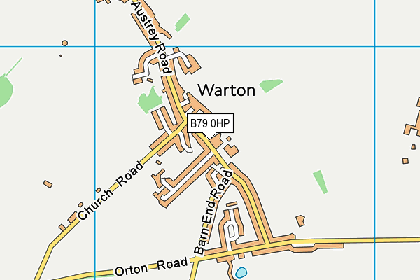Warton Nethersole's CofE Primary School map (B79 0HP) - OS VectorMap District (Ordnance Survey)