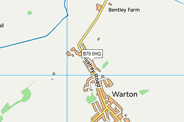 B79 0HQ map - OS VectorMap District (Ordnance Survey)