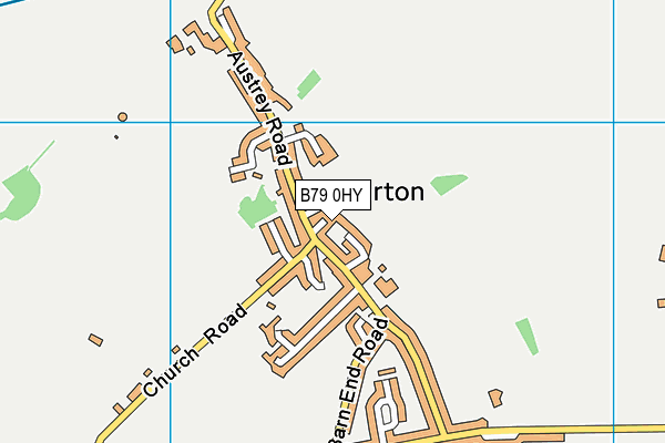B79 0HY map - OS VectorMap District (Ordnance Survey)