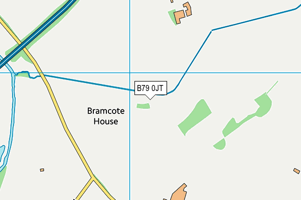 B79 0JT map - OS VectorMap District (Ordnance Survey)