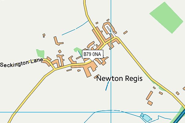 B79 0NA map - OS VectorMap District (Ordnance Survey)