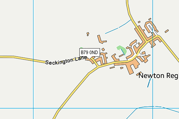 B79 0ND map - OS VectorMap District (Ordnance Survey)