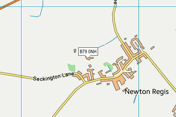 B79 0NH map - OS VectorMap District (Ordnance Survey)