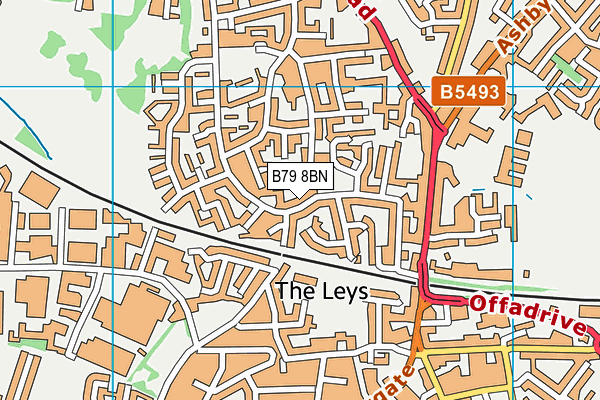 B79 8BN map - OS VectorMap District (Ordnance Survey)