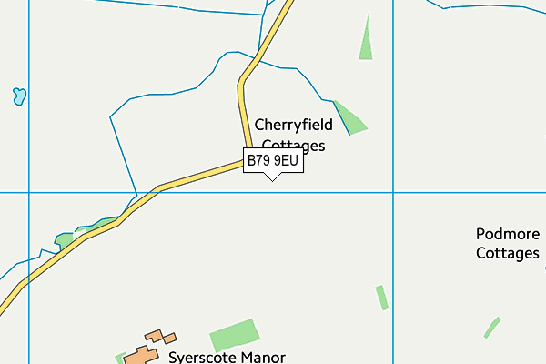 B79 9EU map - OS VectorMap District (Ordnance Survey)