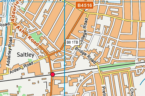 B8 1TB map - OS VectorMap District (Ordnance Survey)