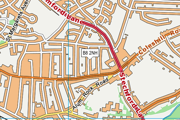 B8 2NH map - OS VectorMap District (Ordnance Survey)