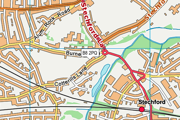 B8 2PQ map - OS VectorMap District (Ordnance Survey)