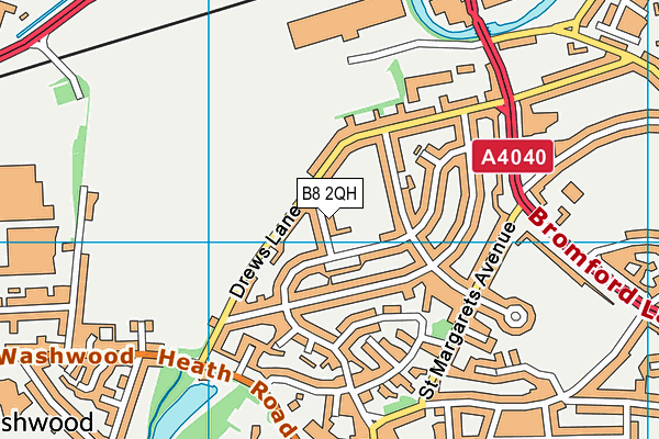 B8 2QH map - OS VectorMap District (Ordnance Survey)