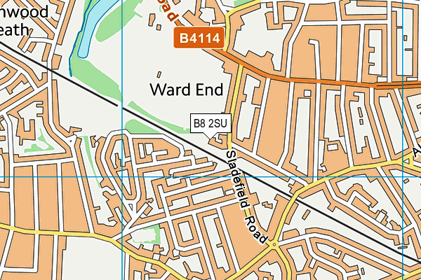 B8 2SU map - OS VectorMap District (Ordnance Survey)